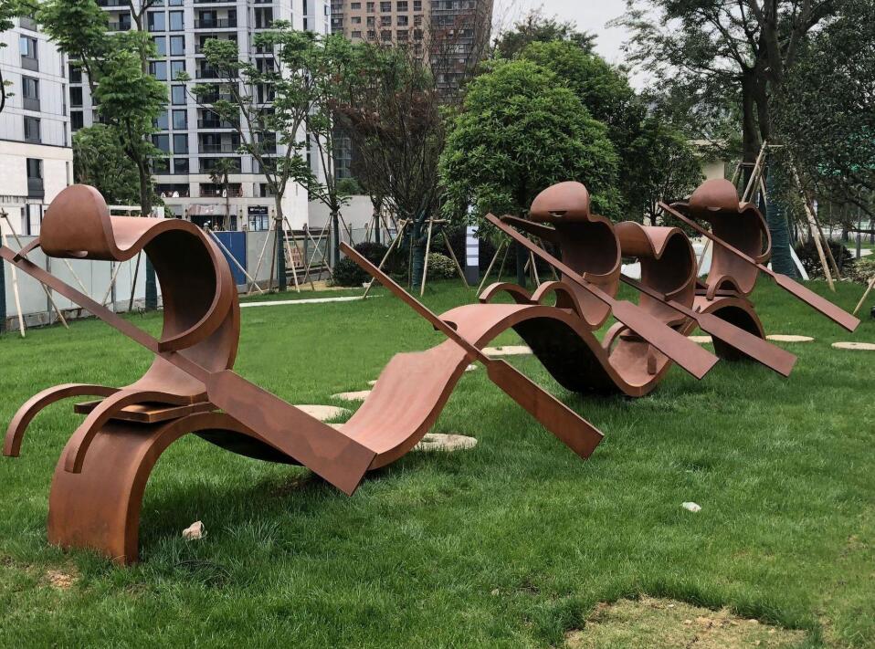 江孜锈钢板造型