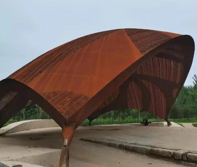 江孜耐候钢幕墙案例